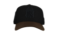 9FIFTY New York Yankees A Frame Snapback Hat "Walnut Blackout" NE340