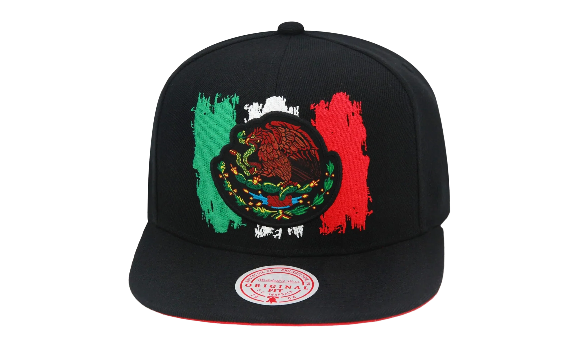 Branded Eagle Snapback Cap "Mexican Flag - Black" 6HSSTD17413 MNNBLCK