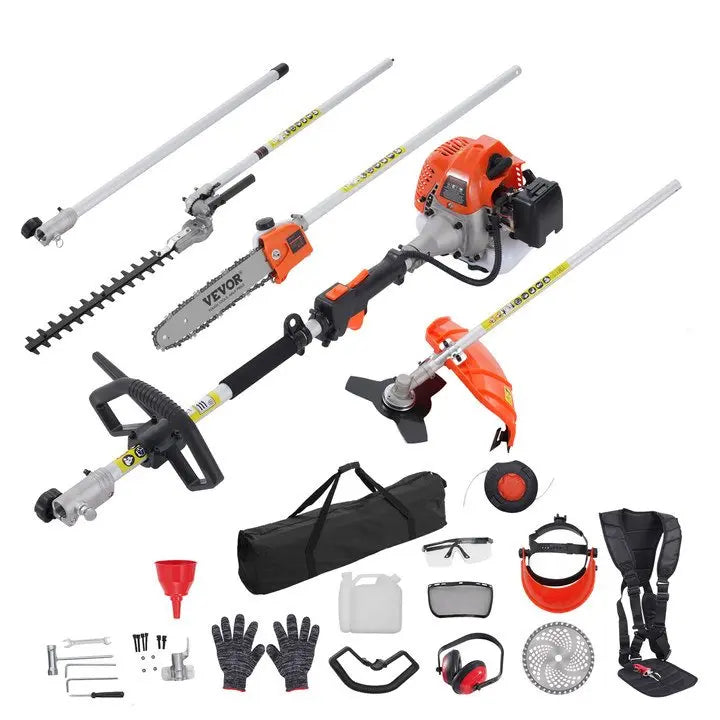 52CC 6-in-1 Gas Powered Yard Tool Set