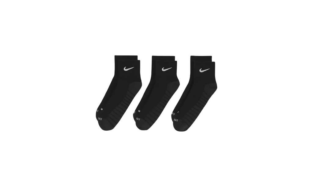Everyday Max Cushioned Training Ankle Socks (3 Pairs) "Black / Anthracite / White" SX5549 010