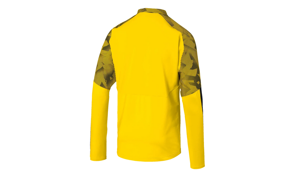 BVB 1/4 Zip Training Top "Cyber Yellow / Puma Black" 755764 01