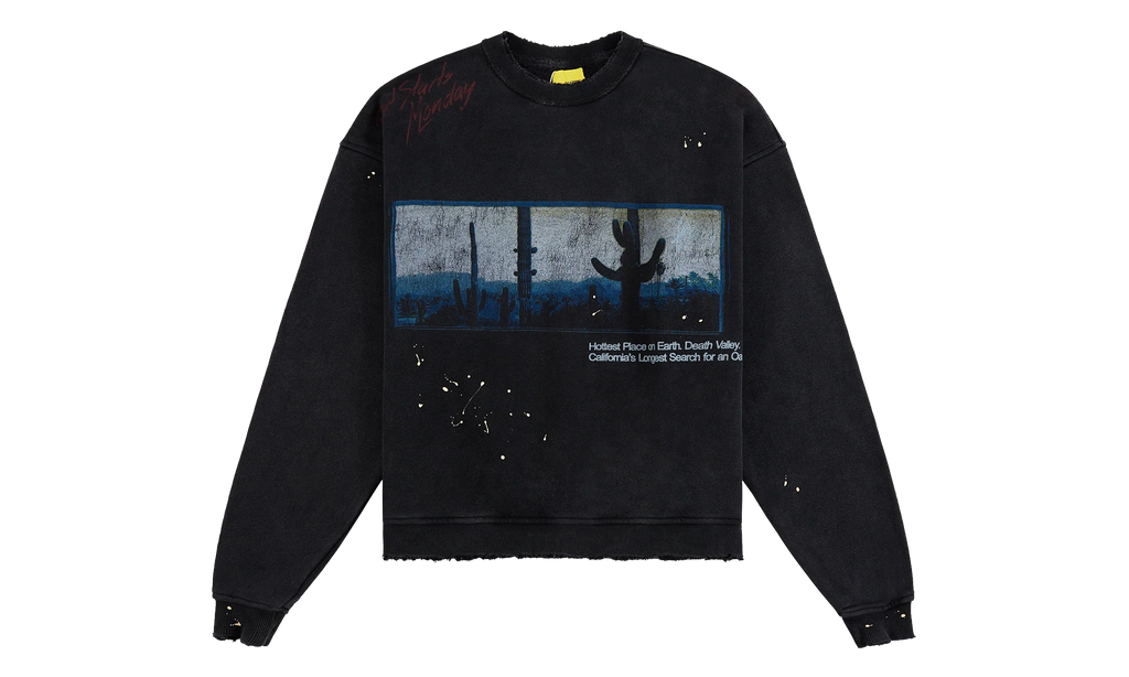 Death Valley Sweatshirt "Black" DSM S26 031