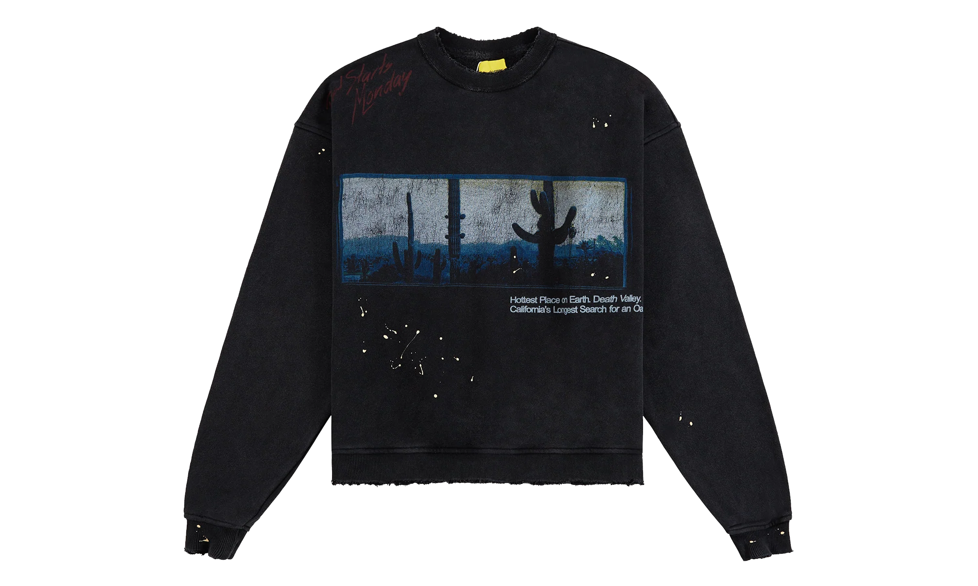 Death Valley Sweatshirt "Black" DSM S26 031