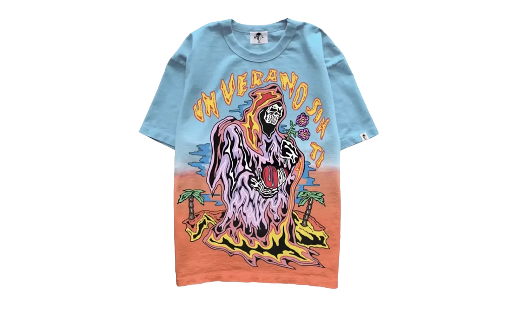 Bad Bunny "Un Verano Sin Ti" Ombre T-shirt "Blue" WL006