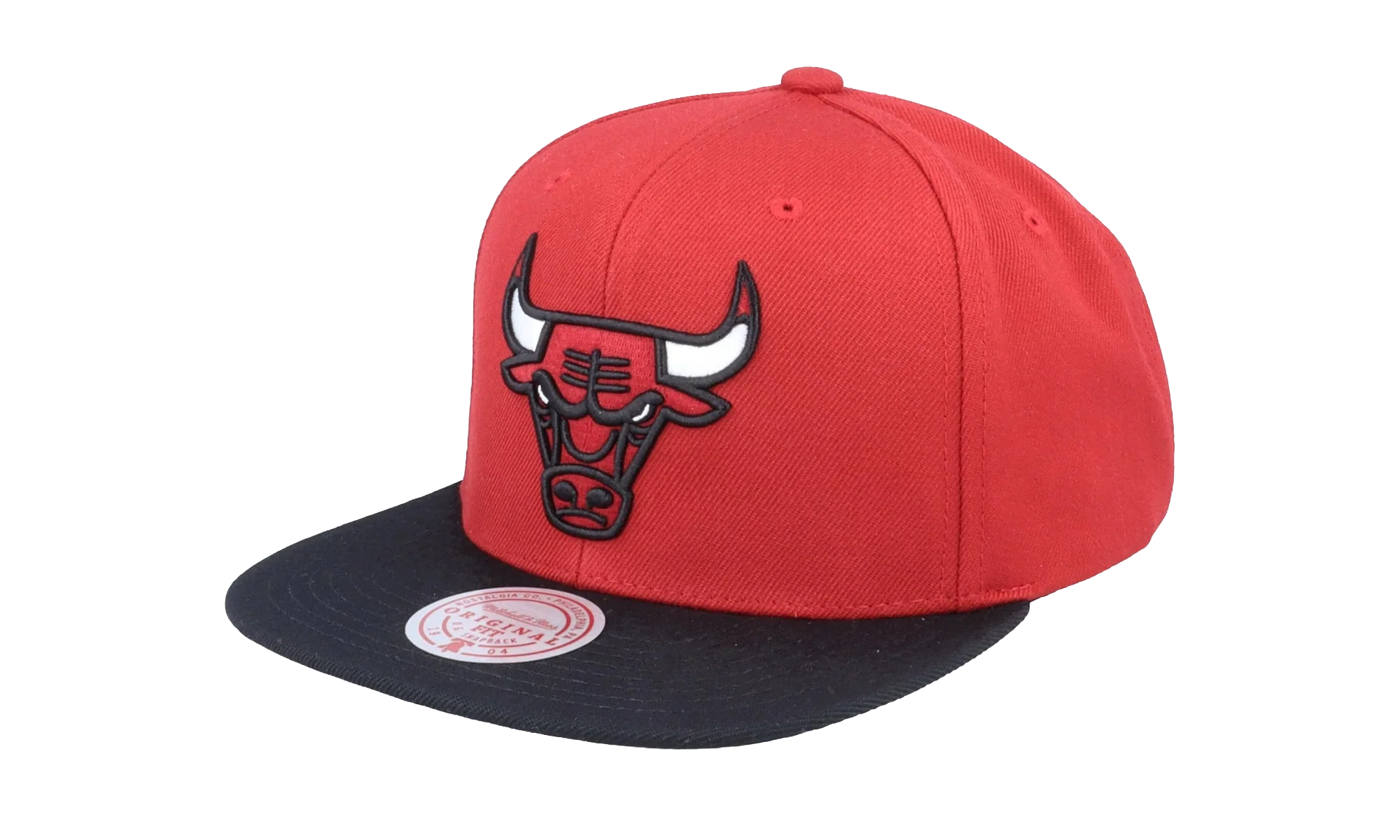 NBA Team 2 Tone 2.0 Snapback Cap "Chicago Bulls - Red / Black" HHSS3264 CBUYYPPPRDBK
