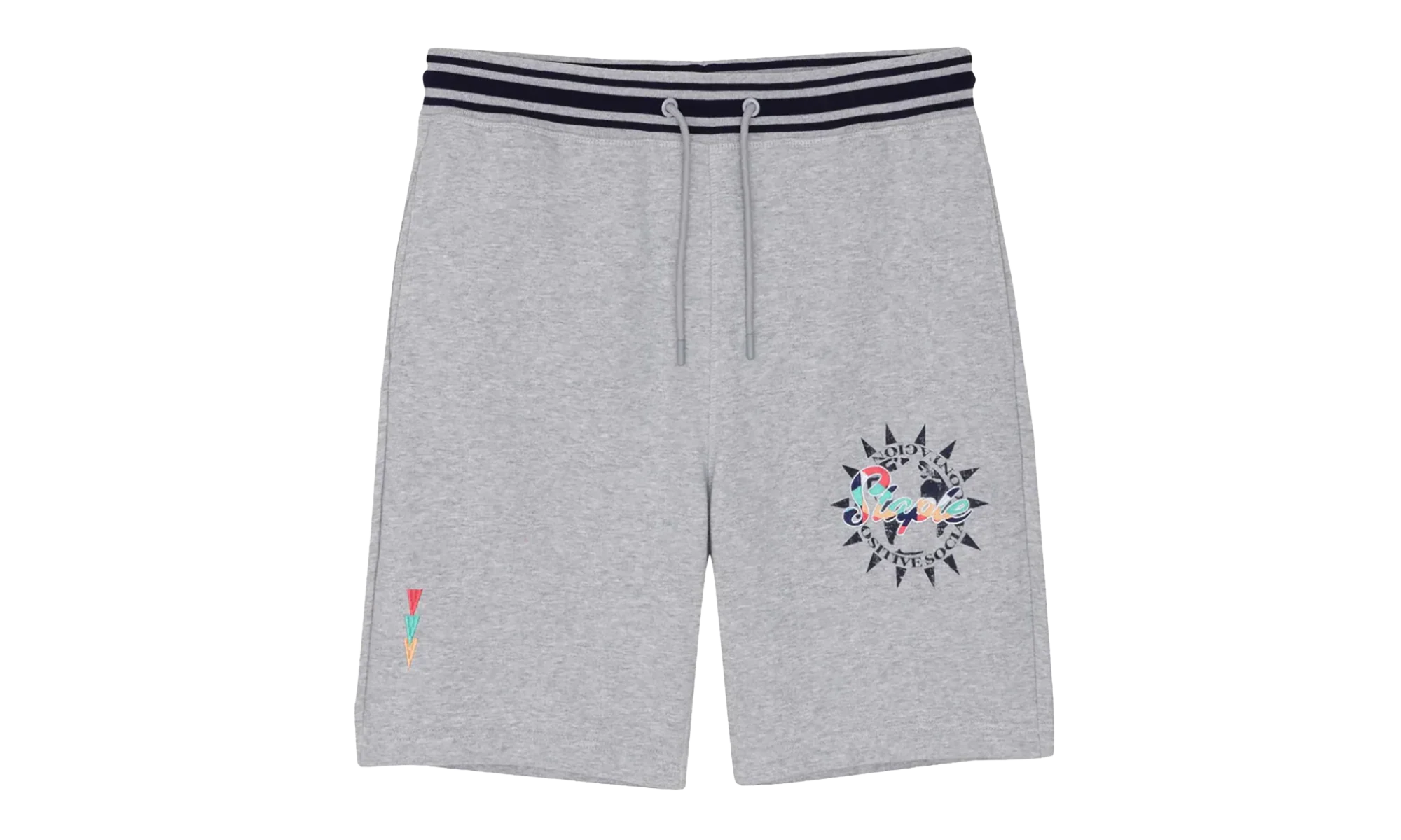 Shadyside Embroidered Sweatshort "Heather Grey" 9DE928A3