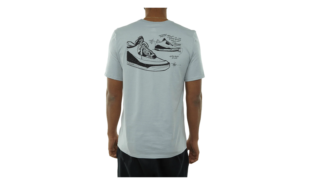 Jordan Legacy 3 Tinker T-shirt "Light Smoke Grey" BQ0267 019