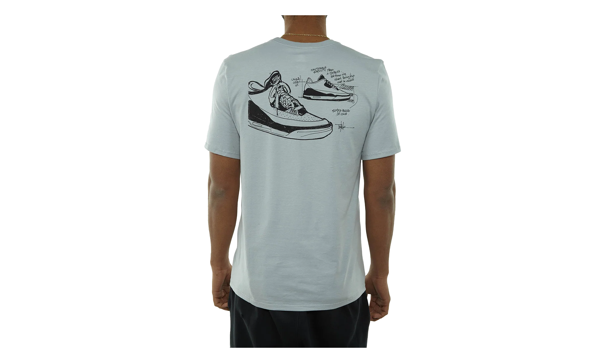 Jordan Legacy 3 Tinker T-shirt "Light Smoke Grey" BQ0267 019