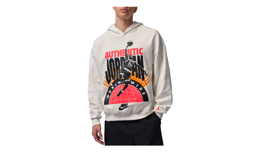 Jordan Brooklyn Fleece Pullover Hoodie "Sail / Infrared 23" IF1843 133