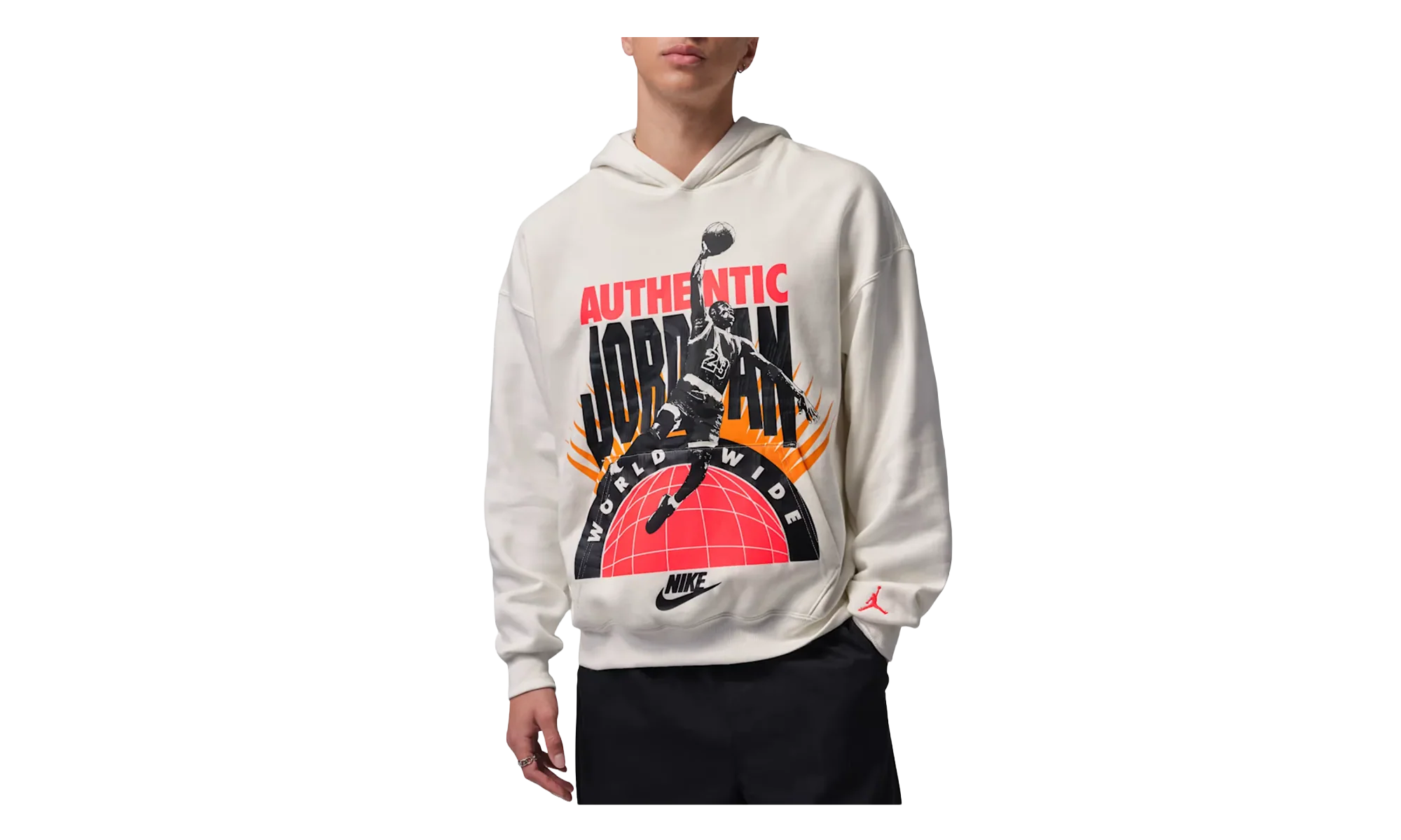 Jordan Brooklyn Fleece Pullover Hoodie "Sail / Infrared 23" IF1843 133