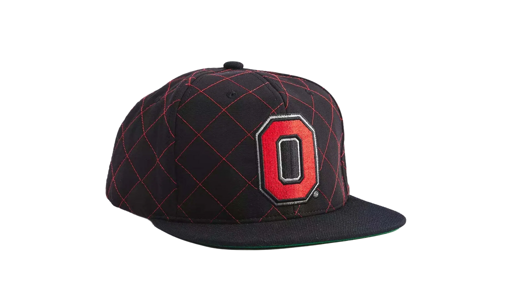 NCAA Quilted Taslan Snapback "Ohio State Buckeyes - Black" HHSS3170 OSTYYPPPBLCK