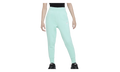 Sportswear Club Fleece Girls' High-waisted Fitted Pants GS "Emerald Rise / Emerald Rise / White" FD2921 349