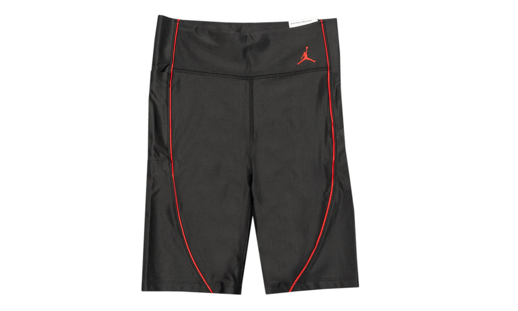 Jordan Essential Bike Shorts WMNS "Black - University Red" DC2177 010