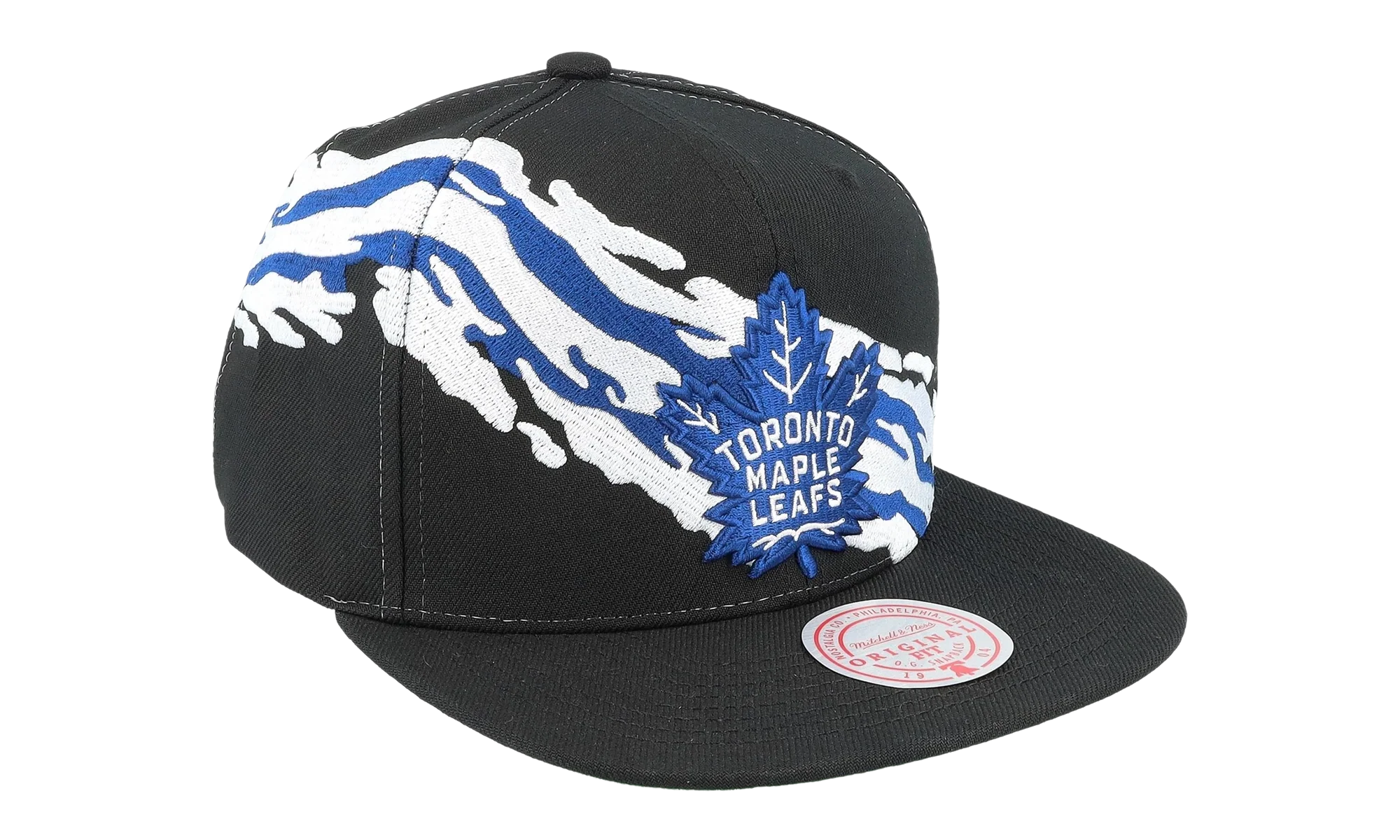 NHL Vintage Paintbrush Snapback Cap "Toronto Maple Leafs - Black" 6HSSSH22087 TMLBLCK