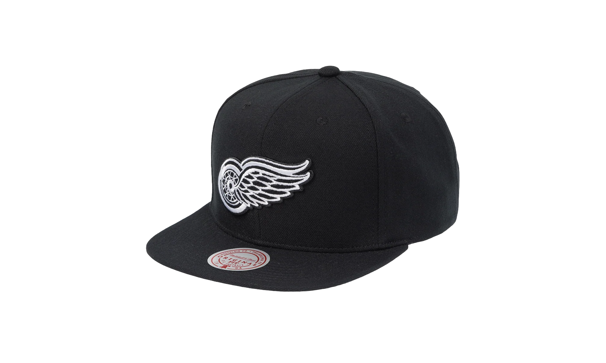 NHL Vintage Evergreen Black White Snapback Cap "Detroit Red Wings - Black" HS8545 DRWBLCK