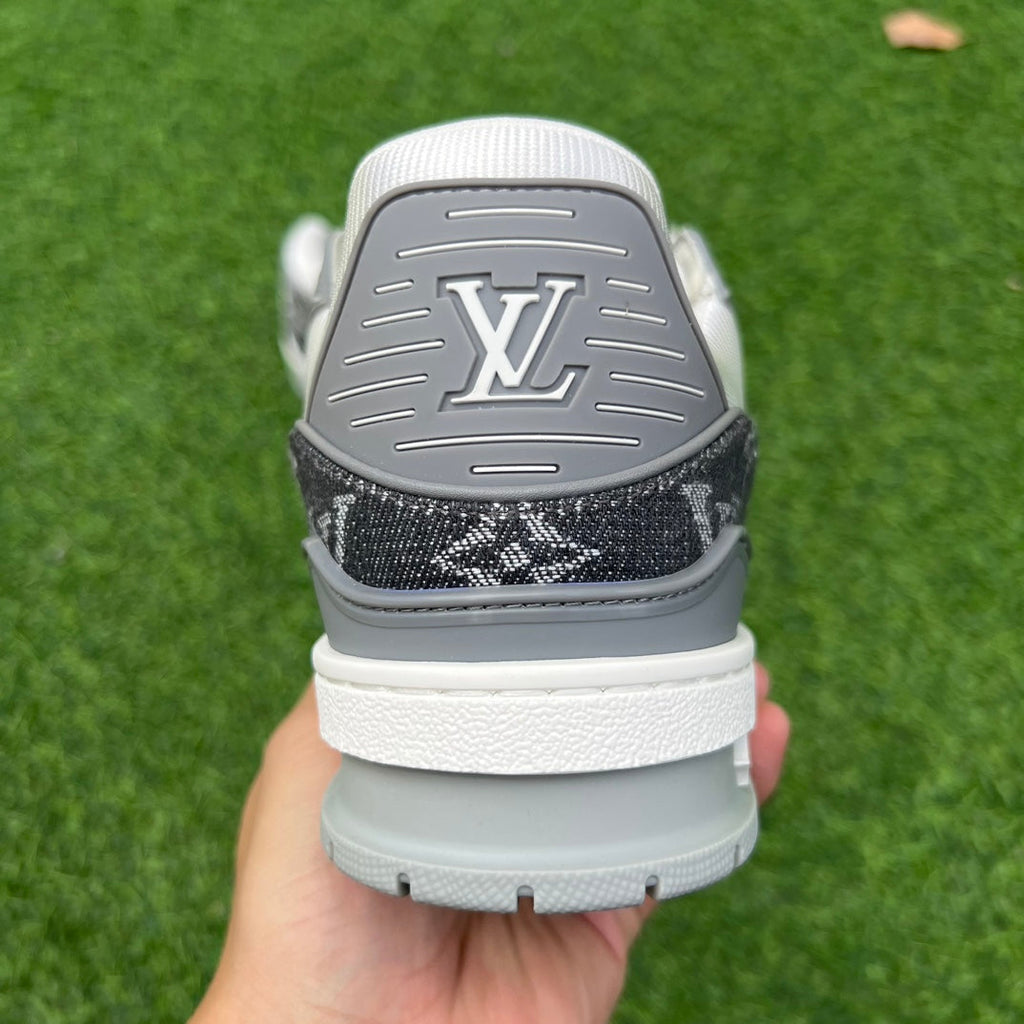 Trainer Monogram Denim Grey White