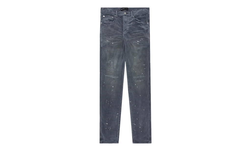 3-Needle Denim Jeans "Grey Wash Repair" P001 GWRC122