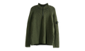 Half Zip Ribbed Polo Shirt "Military Green" 5100024 S00L7 V0054