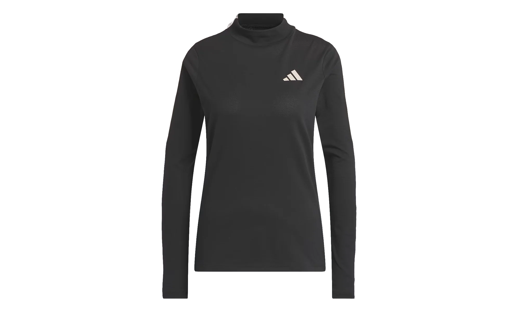 Made With Nature Mock Neck Tee WMNS "Black" IK4384