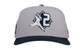 9FIFTY New York Yankees Derek Jeter 2 A Frame Snapback Hat "Grey / Navy" NE281