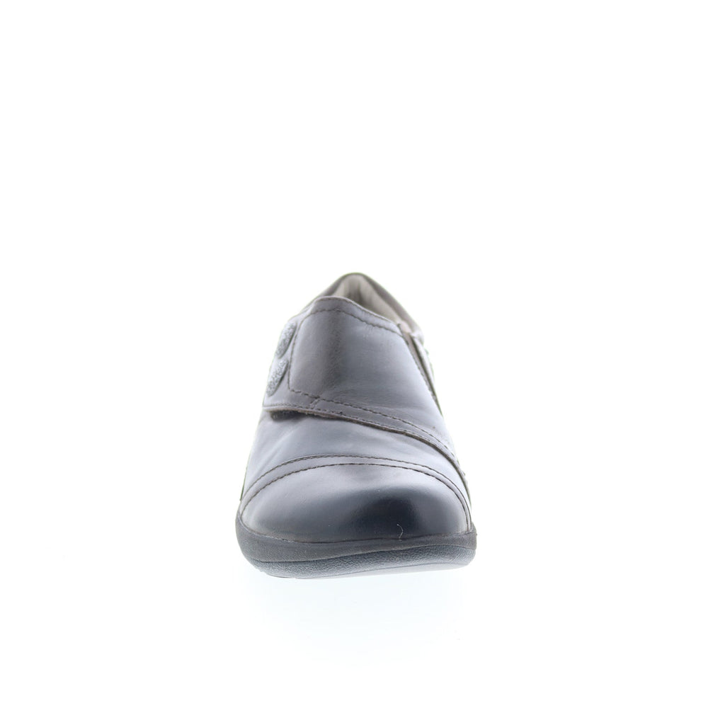 Aetrex Karina DM507 Womens Brown Leather Loafer Flats Shoes