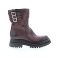 Doran Womens Brown Leather Zipper Casual Dress Boots