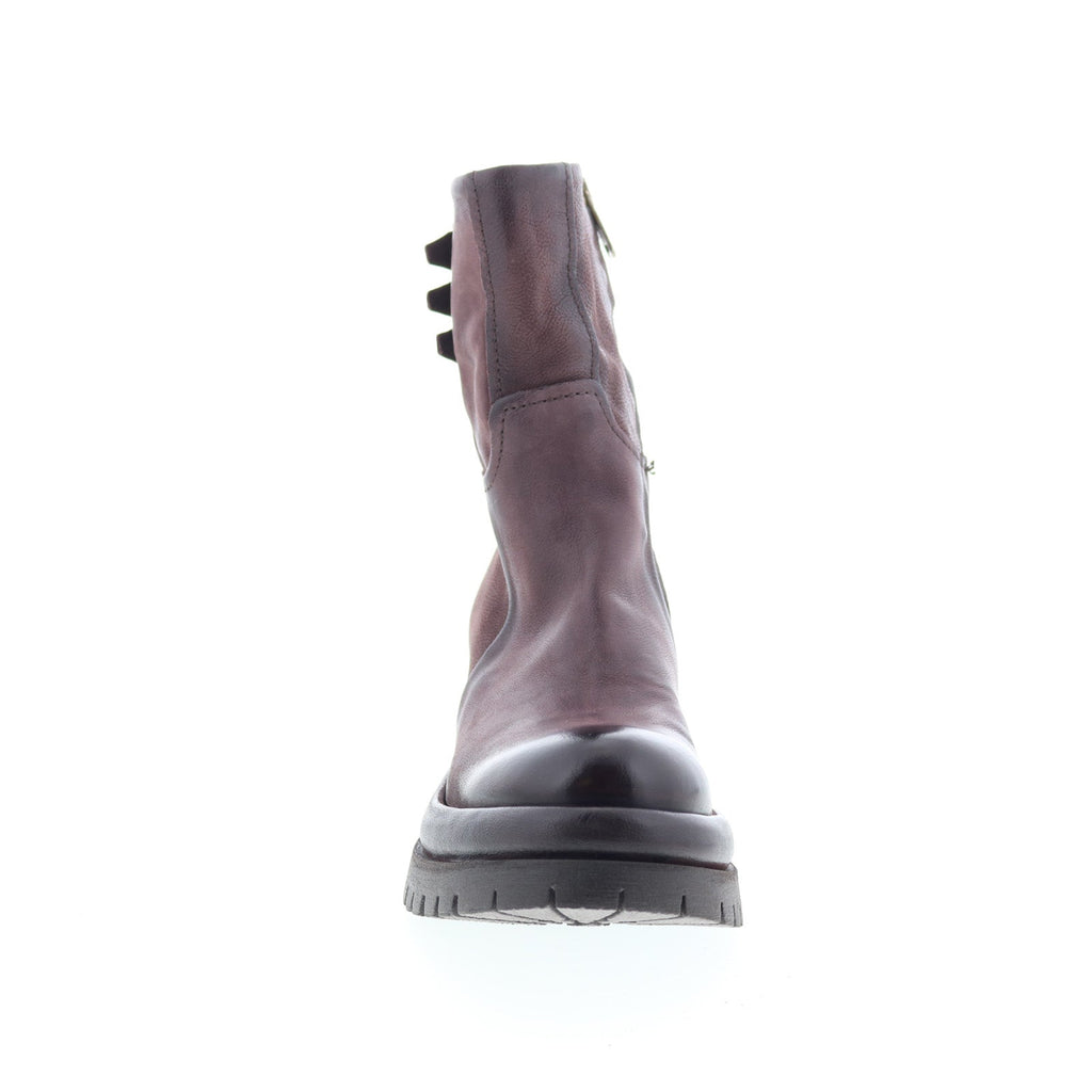 Doran Womens Brown Leather Zipper Casual Dress Boots