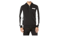 Rebel Hooded Track Jacket "Cotton Black" 854200 01