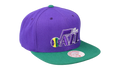 NBA Hardwood Classics Team 2 Tone 2.0 Snapback Cap "Utah Jazz - Purple / Green" HHSS3267 NOJYYPPPPRGN