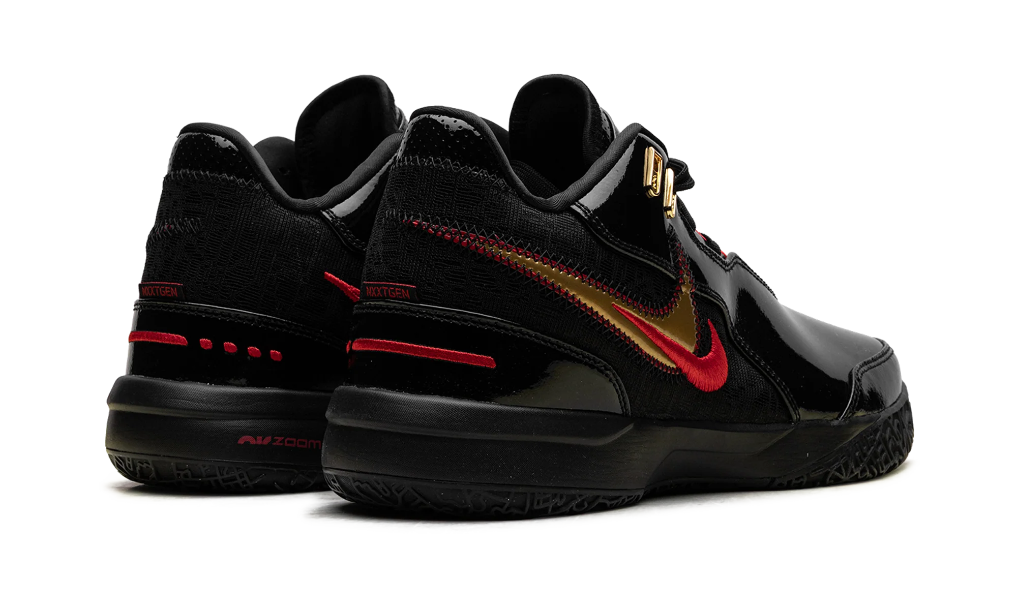 Zoom LeBron NXXT Gen AMPD "Black University Red Gold" FJ1566 001