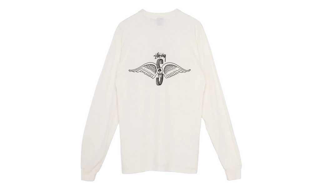 Skull Wings Pigment Dyed Long-Sleeve "Natural" STUS367