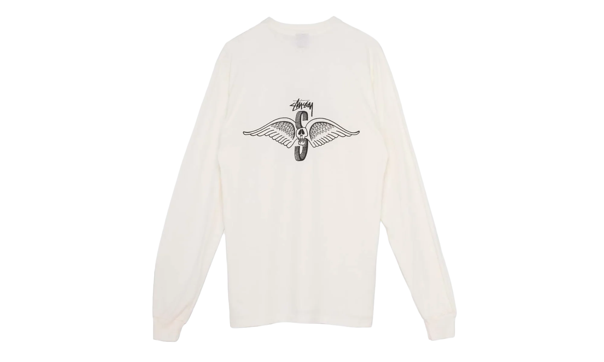 Skull Wings Pigment Dyed Long-Sleeve "Natural" STUS367