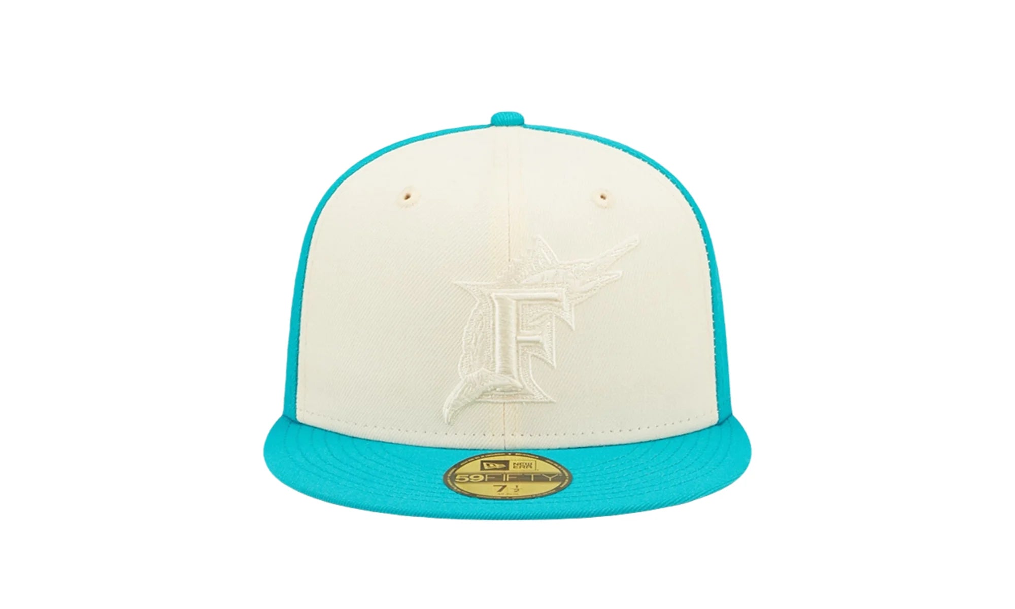 59Fifty MLB Florida Marlins Tonal 2-Tone Fitted Hat "Teal" 60243587