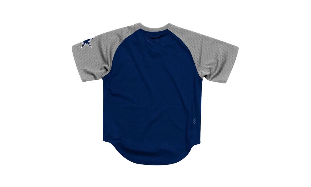 NFL Final Seconds Mesh V-Neck Shirt "Dallas Cowboys - Blue" FA87OP DCO A K9A