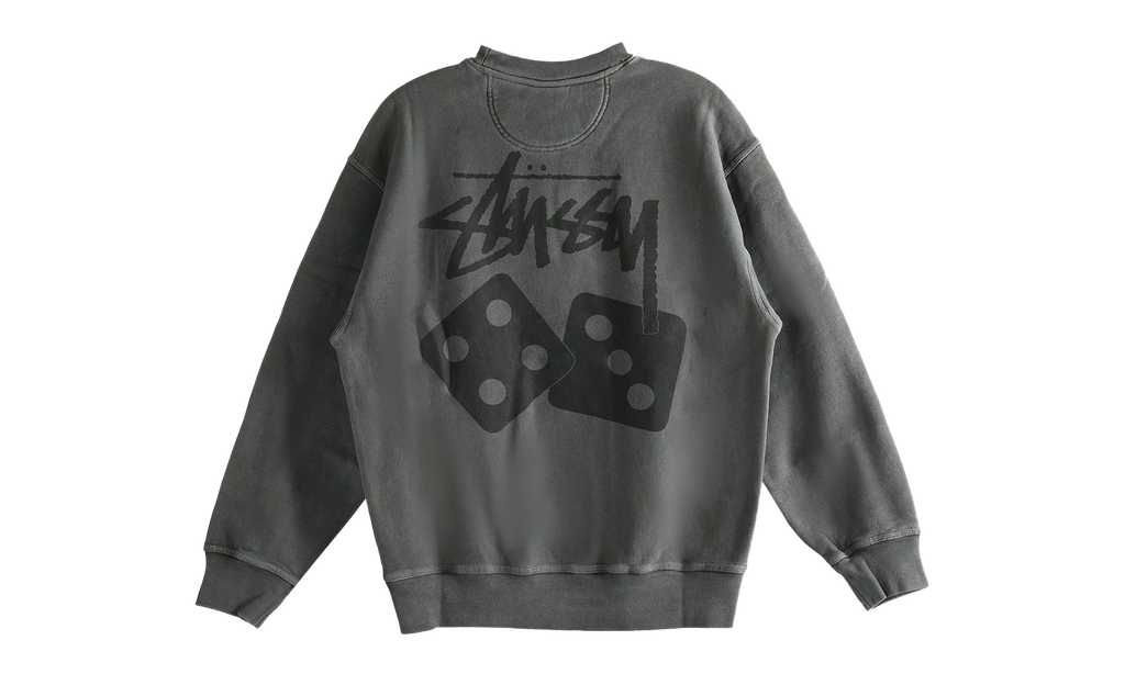 Dice Pig Dyed Crew Sweatshirt "BLACK" 1915077 BLAC