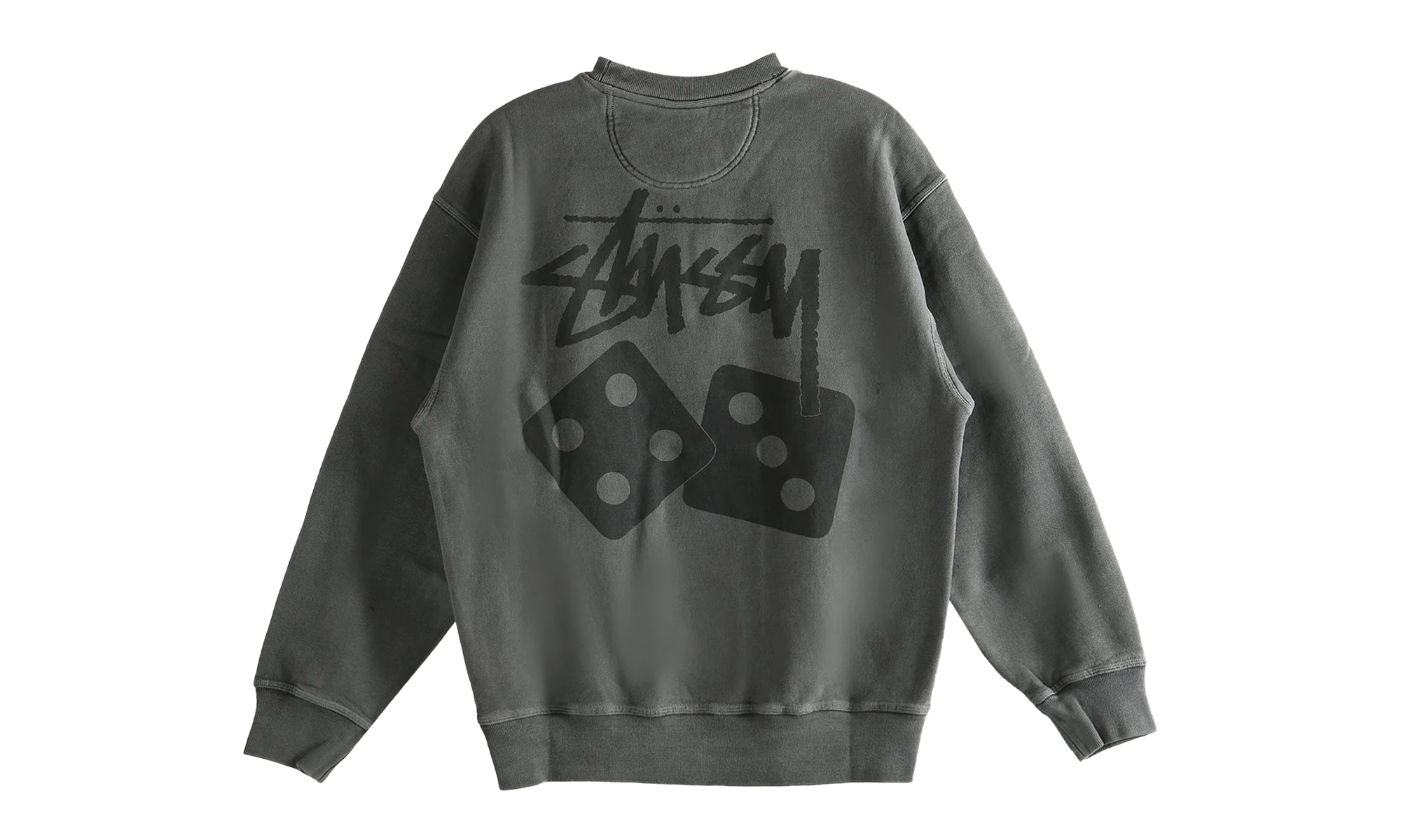 Dice Pig Dyed Crew Sweatshirt "BLACK" 1915077 BLAC