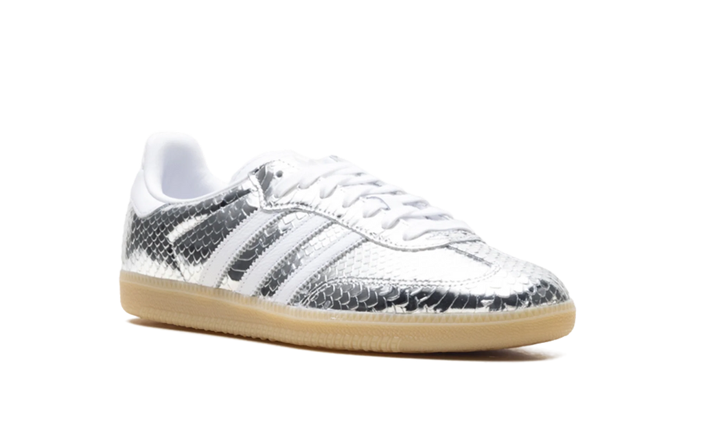Adidas Samba OG WMNS "Patent Snakeskin Silver Metallic" IH9016