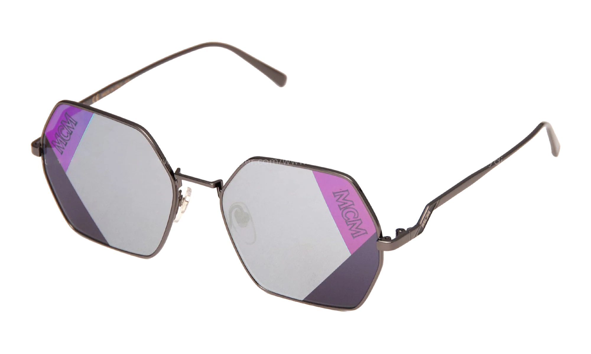 Hexagon Sunglasses "Dark Nickel" MCM126S-043