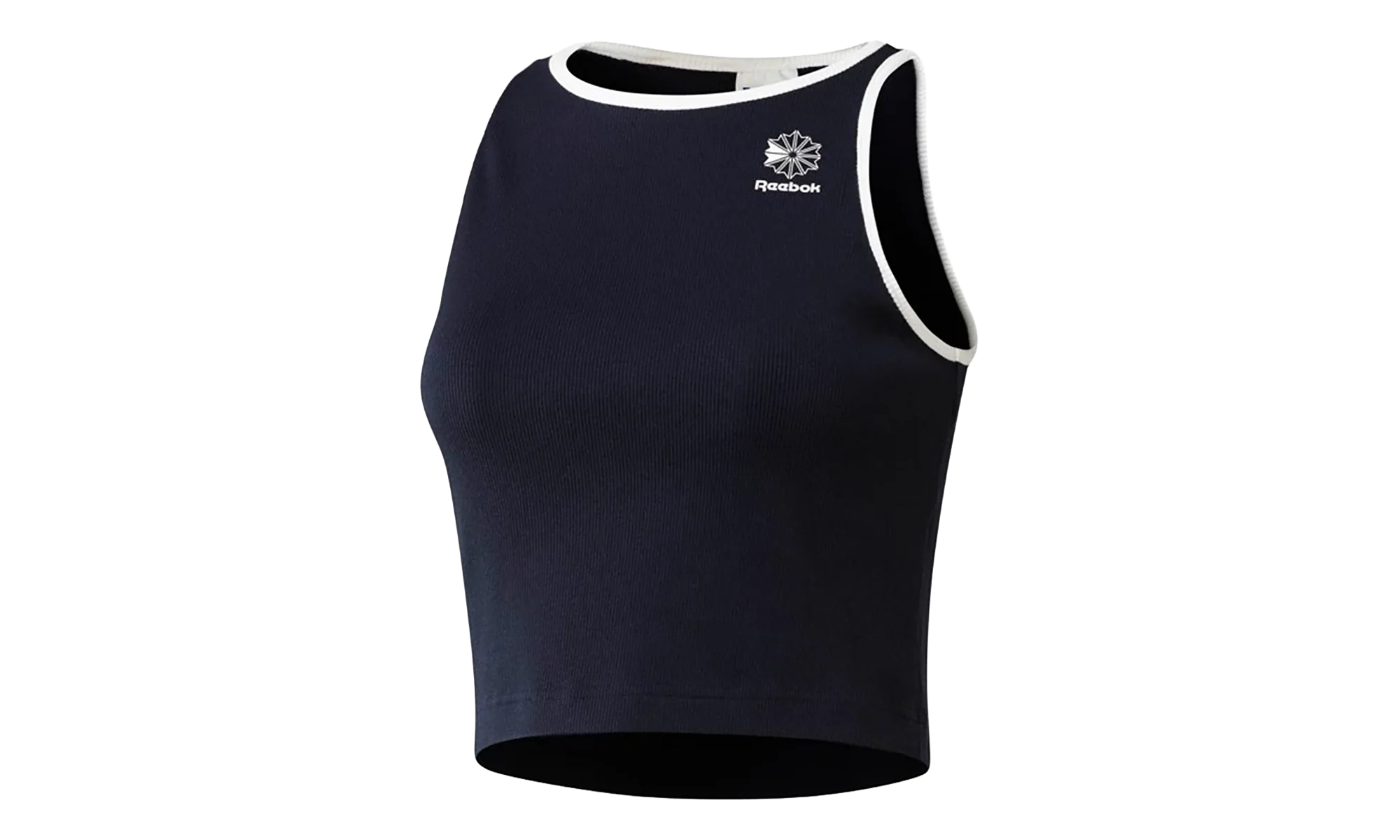 Athletic Casual Ribbed Tank Top WMNS "Navy/White" BK4118