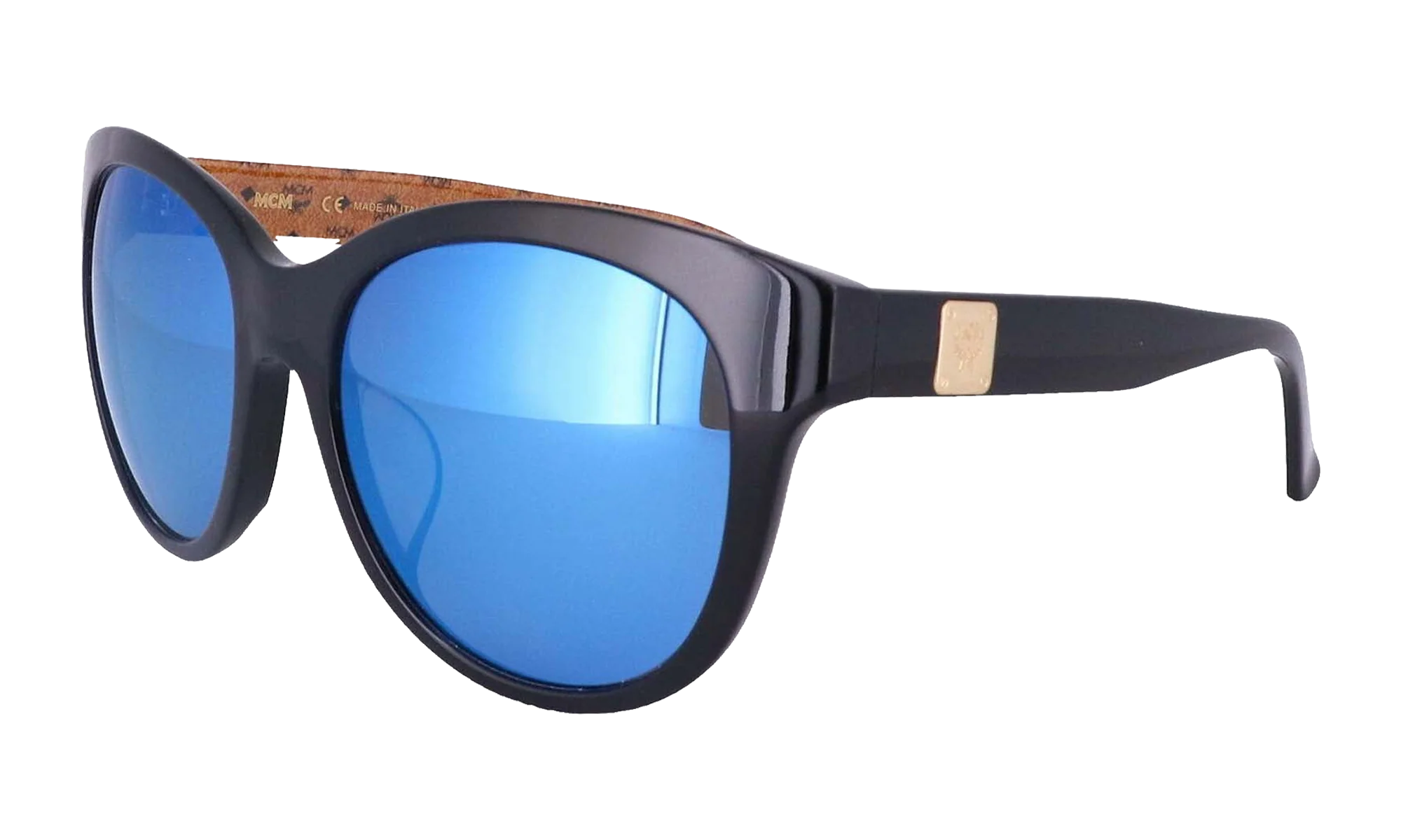 Tea Cup Sunglasses "Black/Cognac Visetos" MCM624SK-969