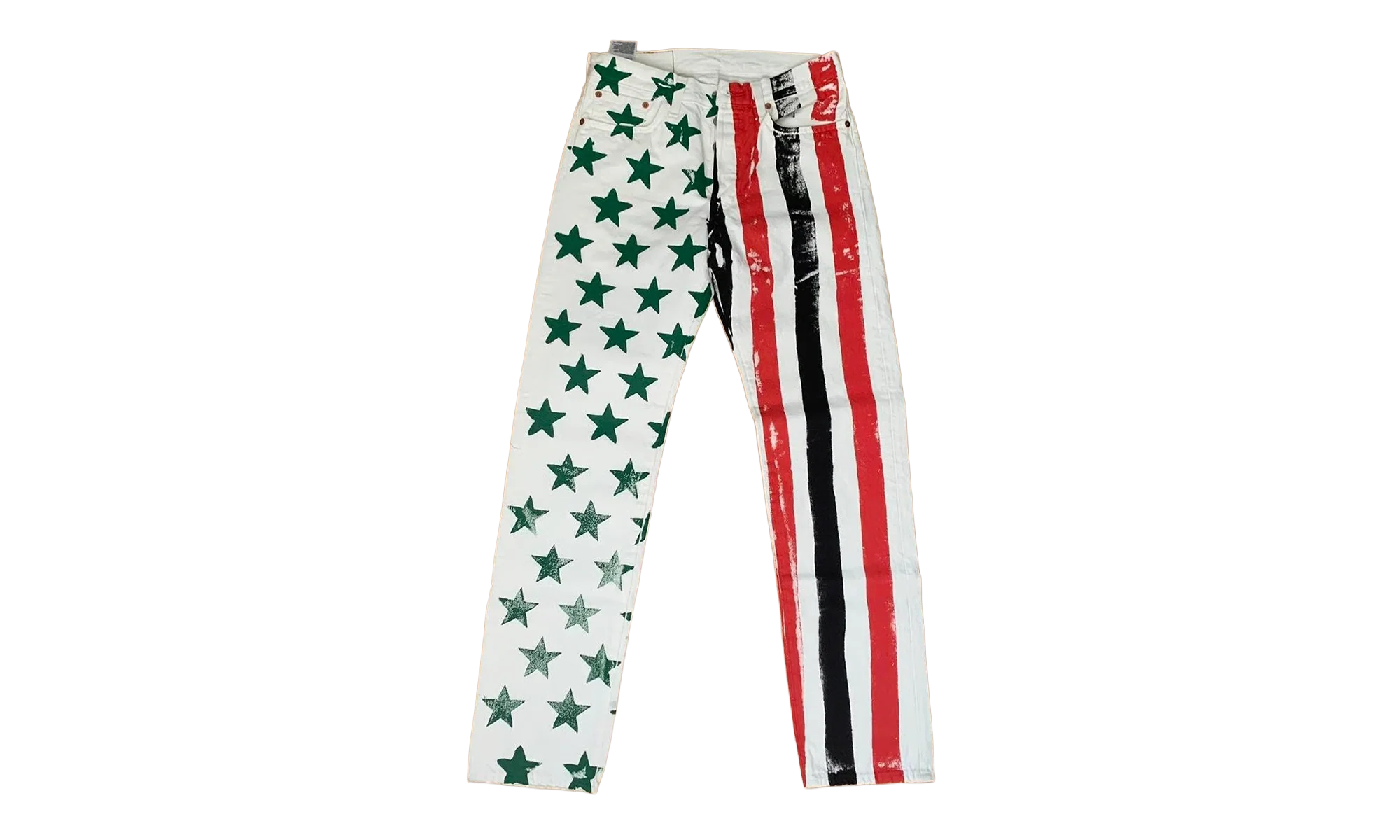 Cactus Plant Flea Market 4th of July Denim Jeans "White" DT320