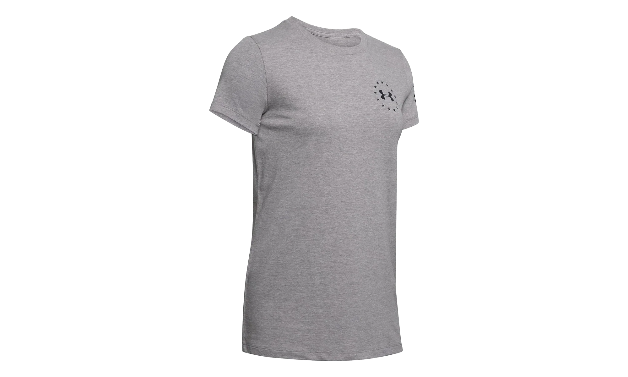 Freedom Banner T-Shirt WMNS "Steel Light Heather / Black" 1352160 035