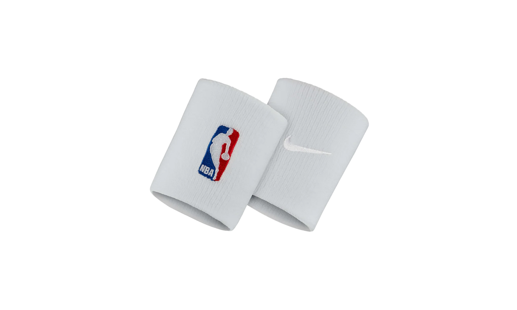 NBA Elite Wristbands "White" NKN03100
