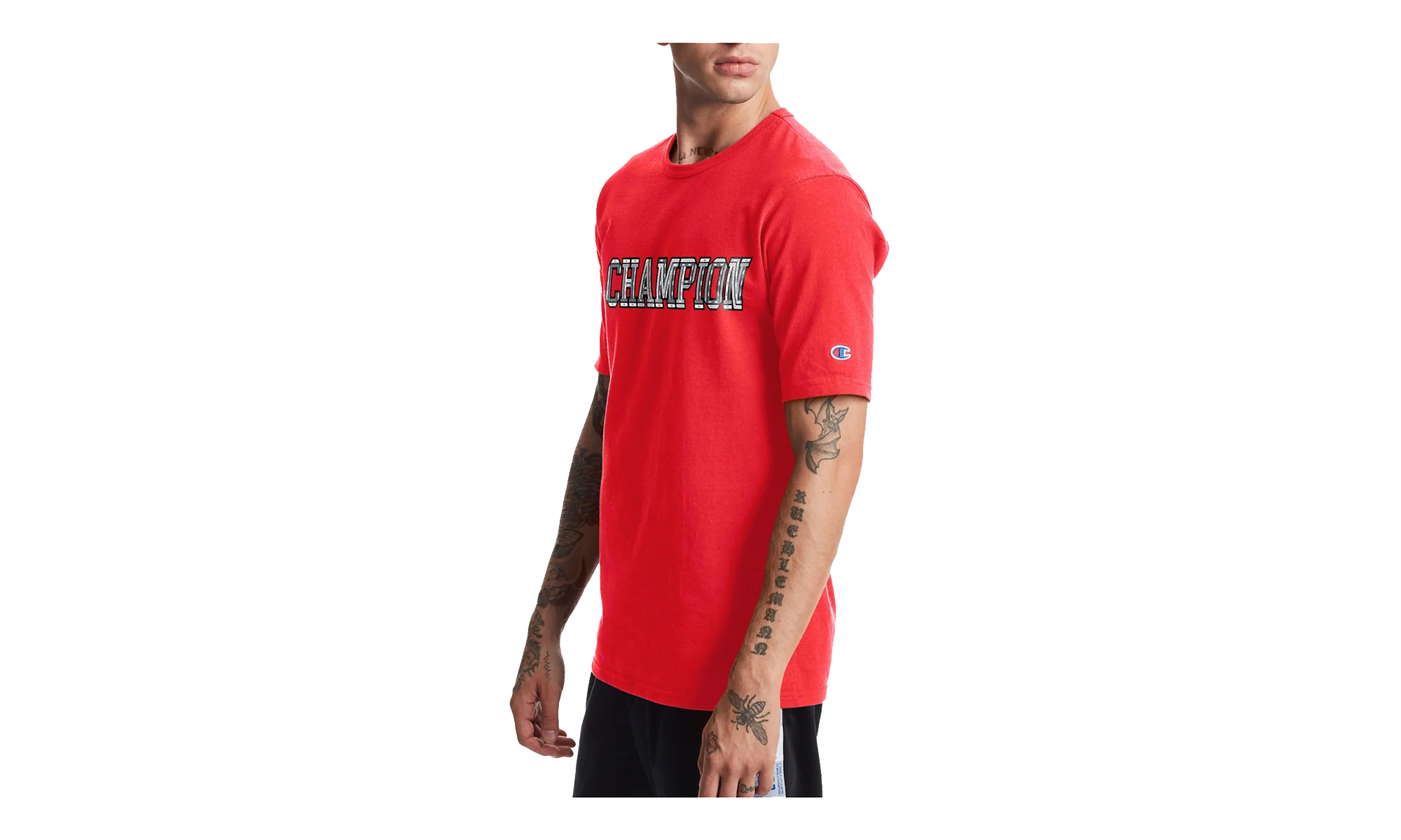 C-Life Heritage 3-D Logo T-Shirt "Red" GT19 586338 2WC