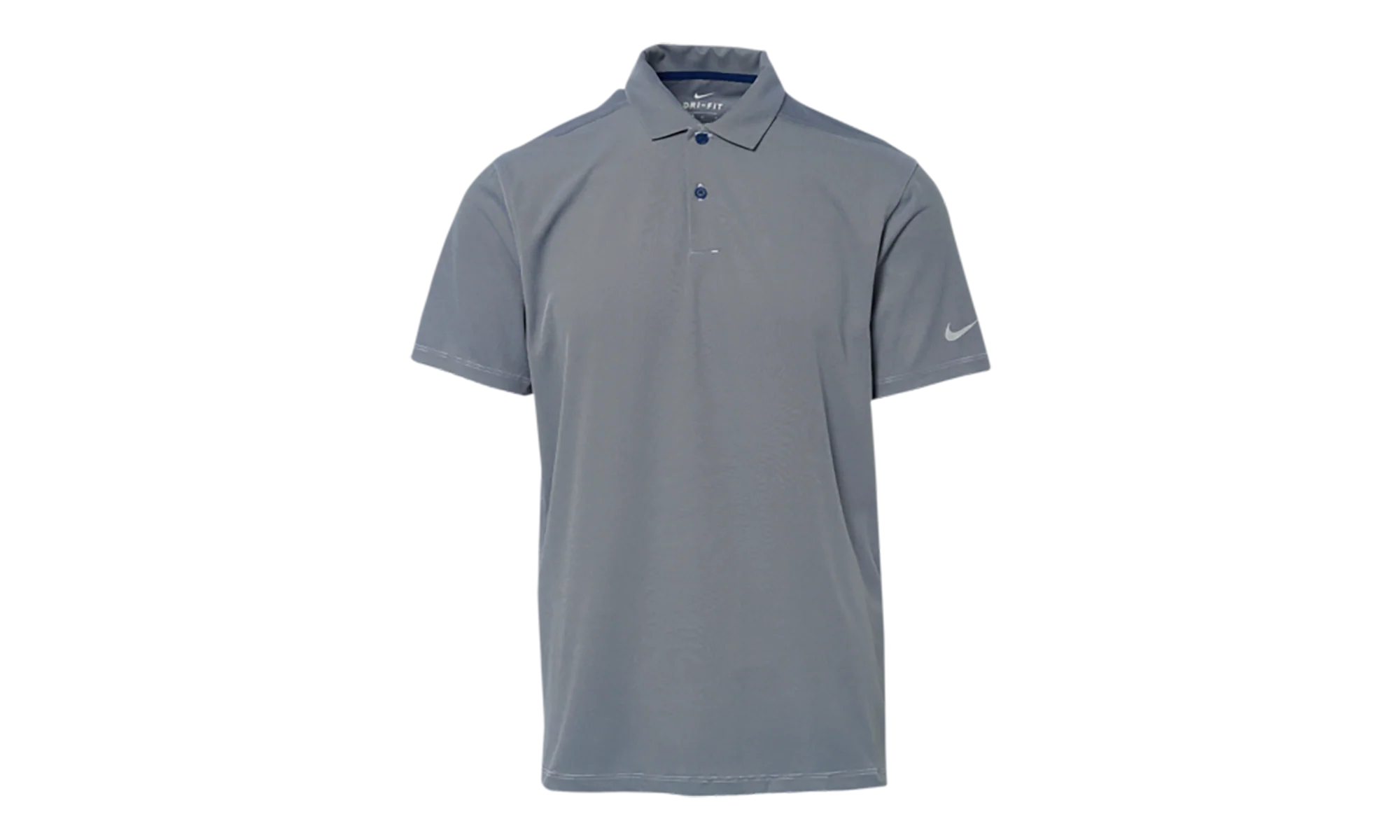 Dry Fit Victory Texture Golf Polo Shirt "Blue Void / Pure / Silver" BV6912 492