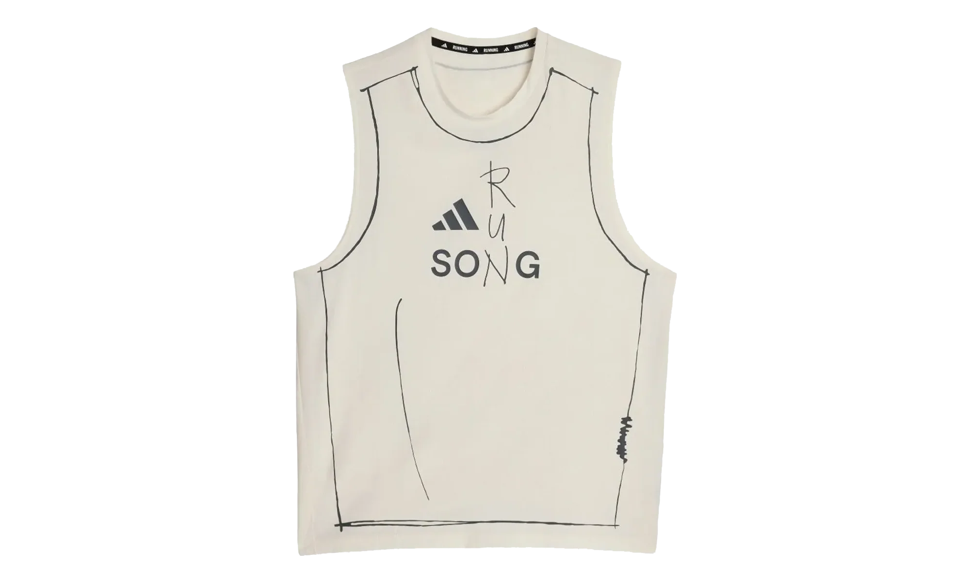ADI365 SFTM Running Tank Top "Chalk White" KT0775