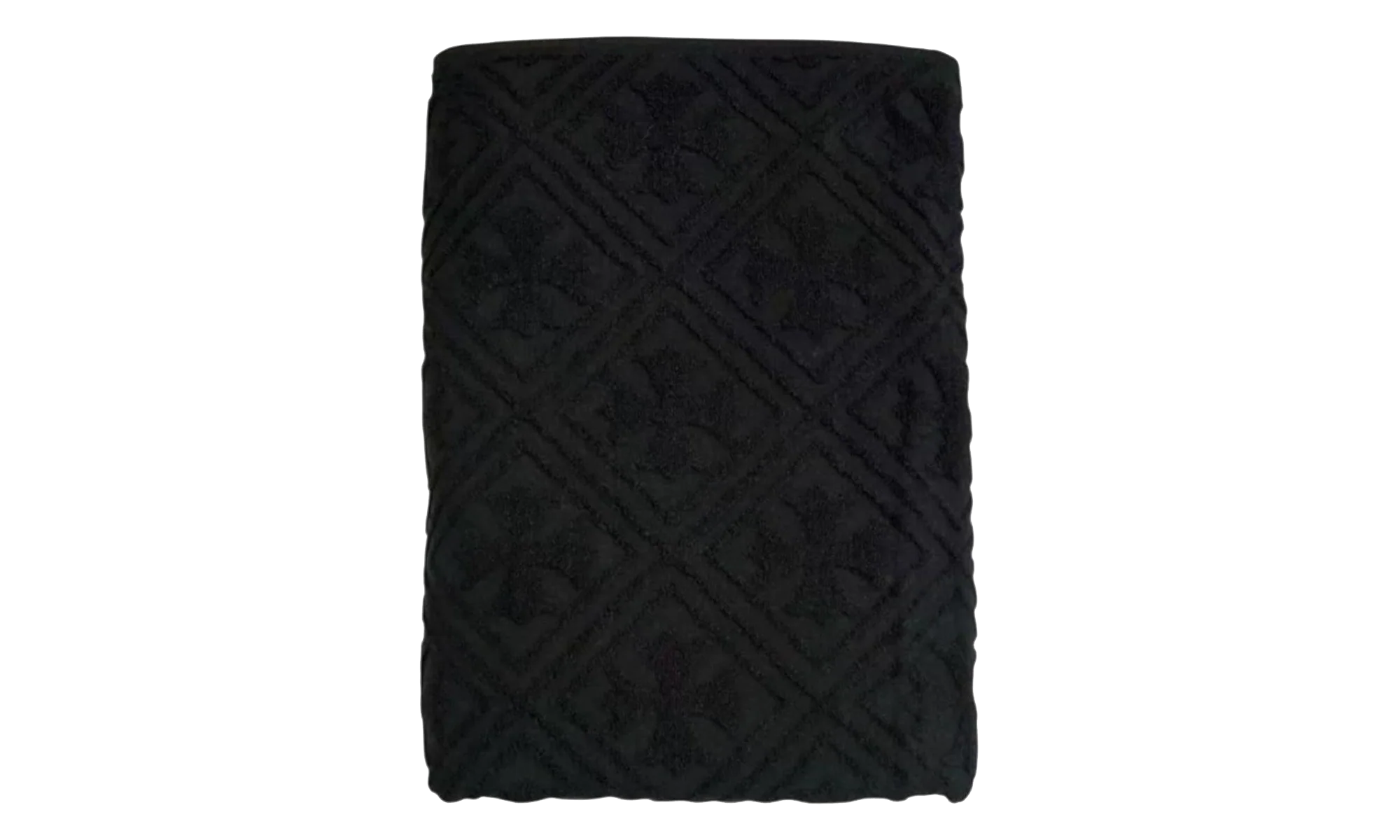 Plus Jacquard Bath Towel "Black" CHRM1034