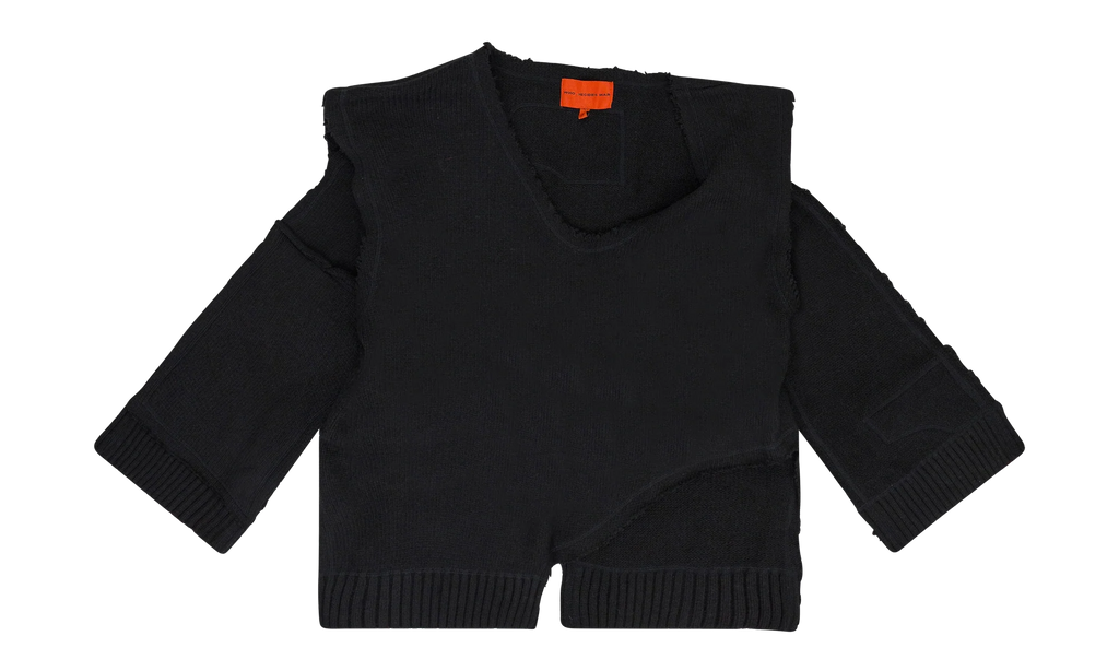 Unadorned Sweater Vest "Coal" 02637 10004WDWUSV BLAC