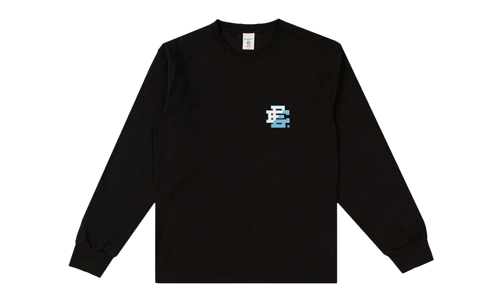 EE LONG SLEEVE T-SHIRT "SS24 - Black/White/Baby Blue" EE531