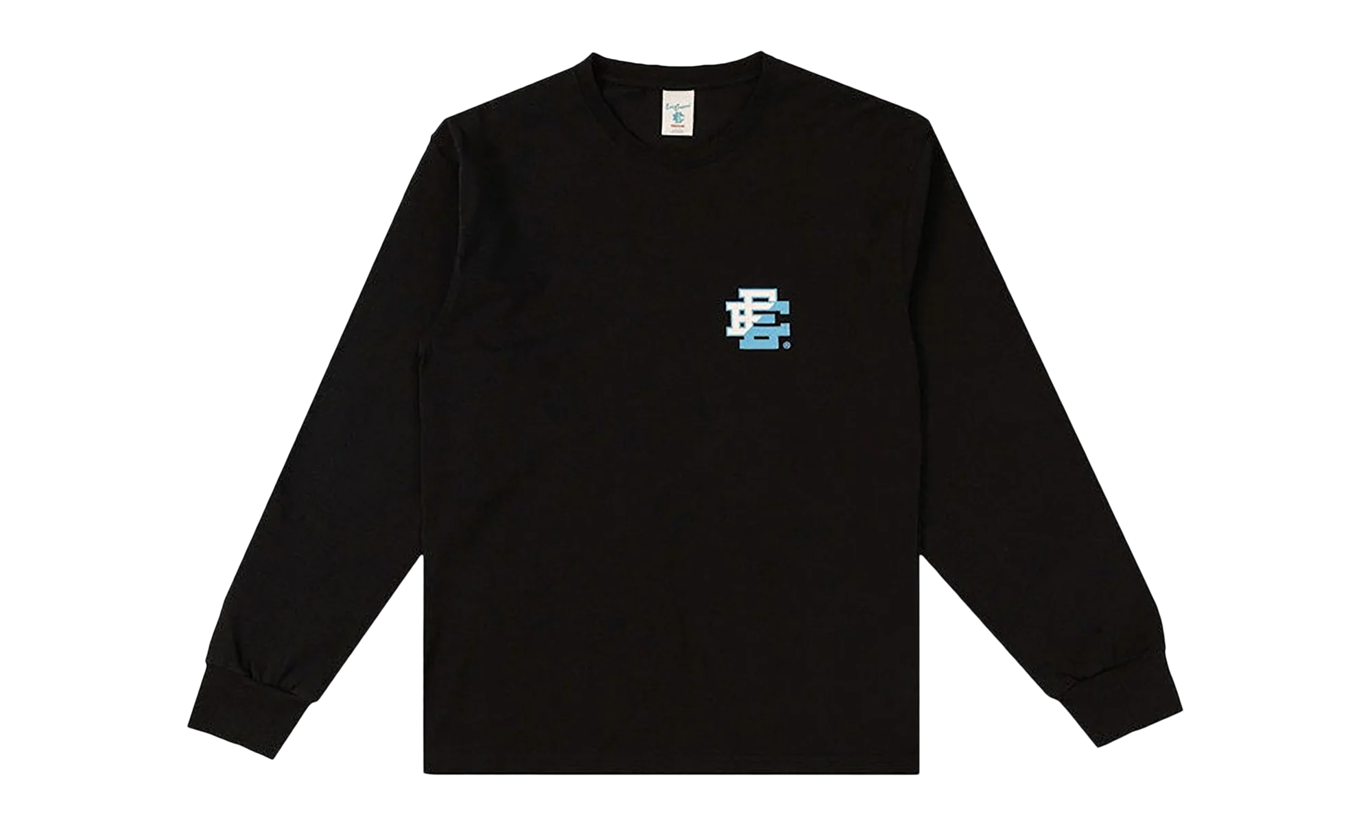 EE LONG SLEEVE T-SHIRT "SS24 - Black/White/Baby Blue" EE531